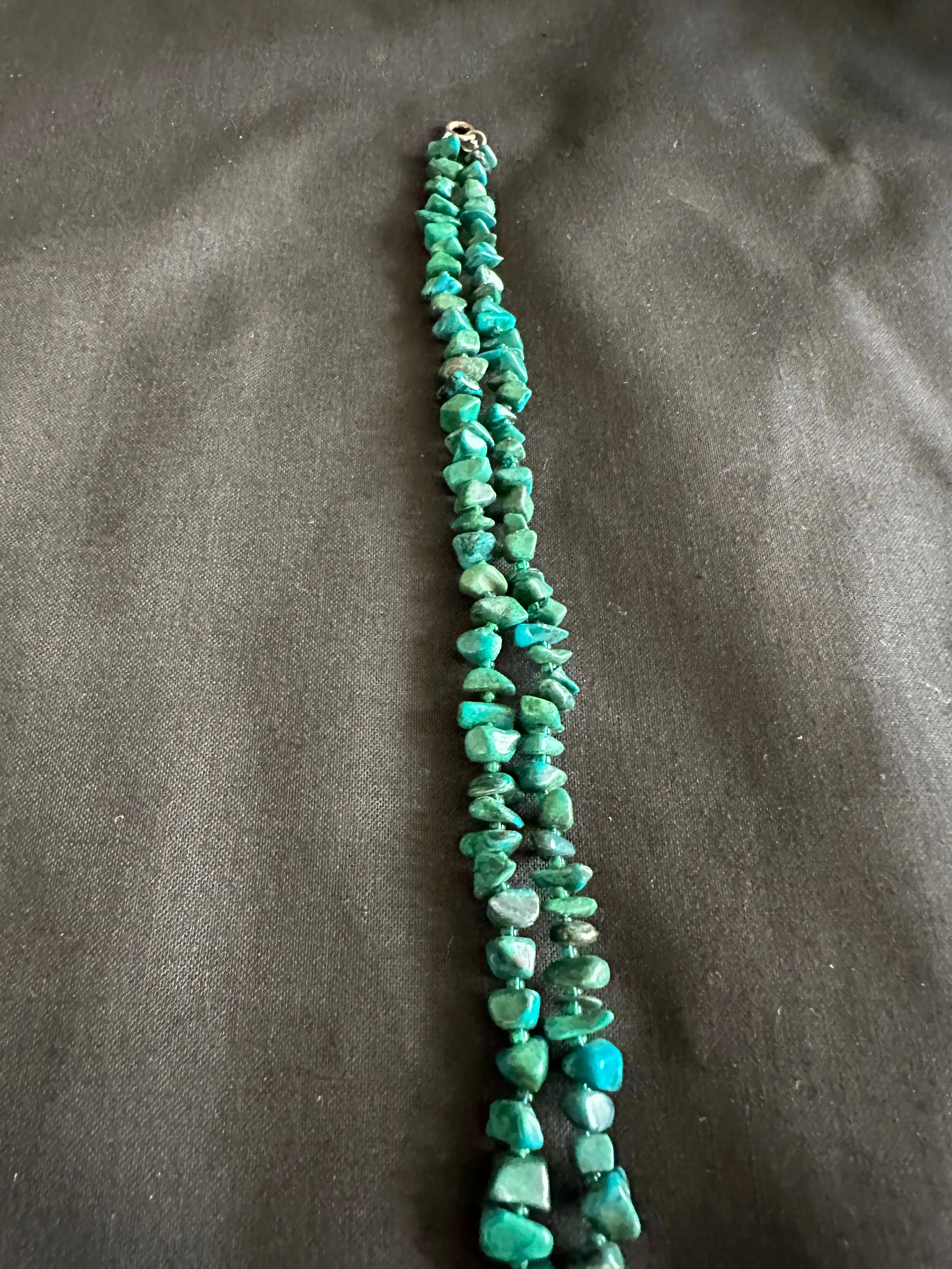 30in Turquoise Nugget Necklace