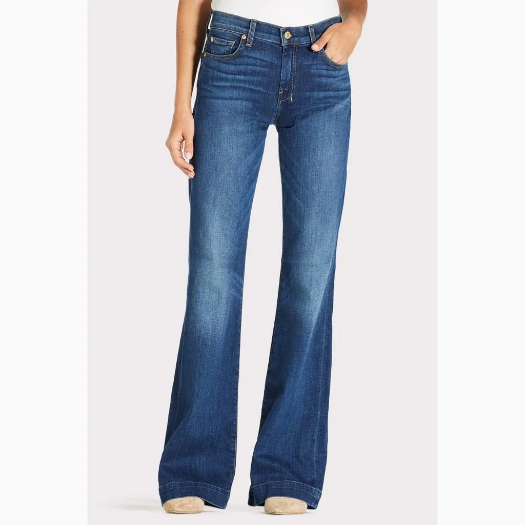 7 For All Mankind Women's Mel Rose Dojo Trouser Jeans