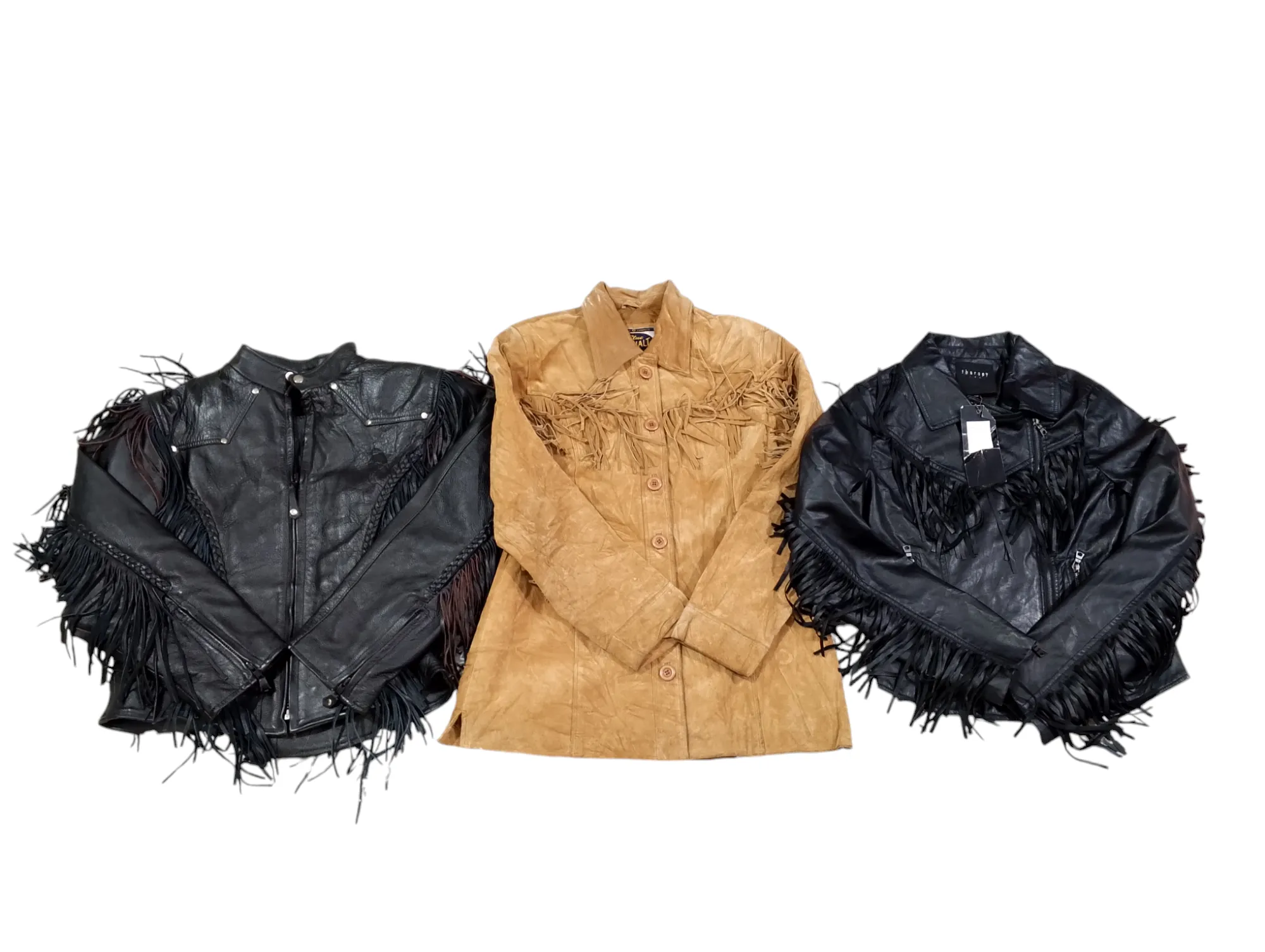 90s Western Fringe Jackets Mix - 8 pcs - 26/9/24