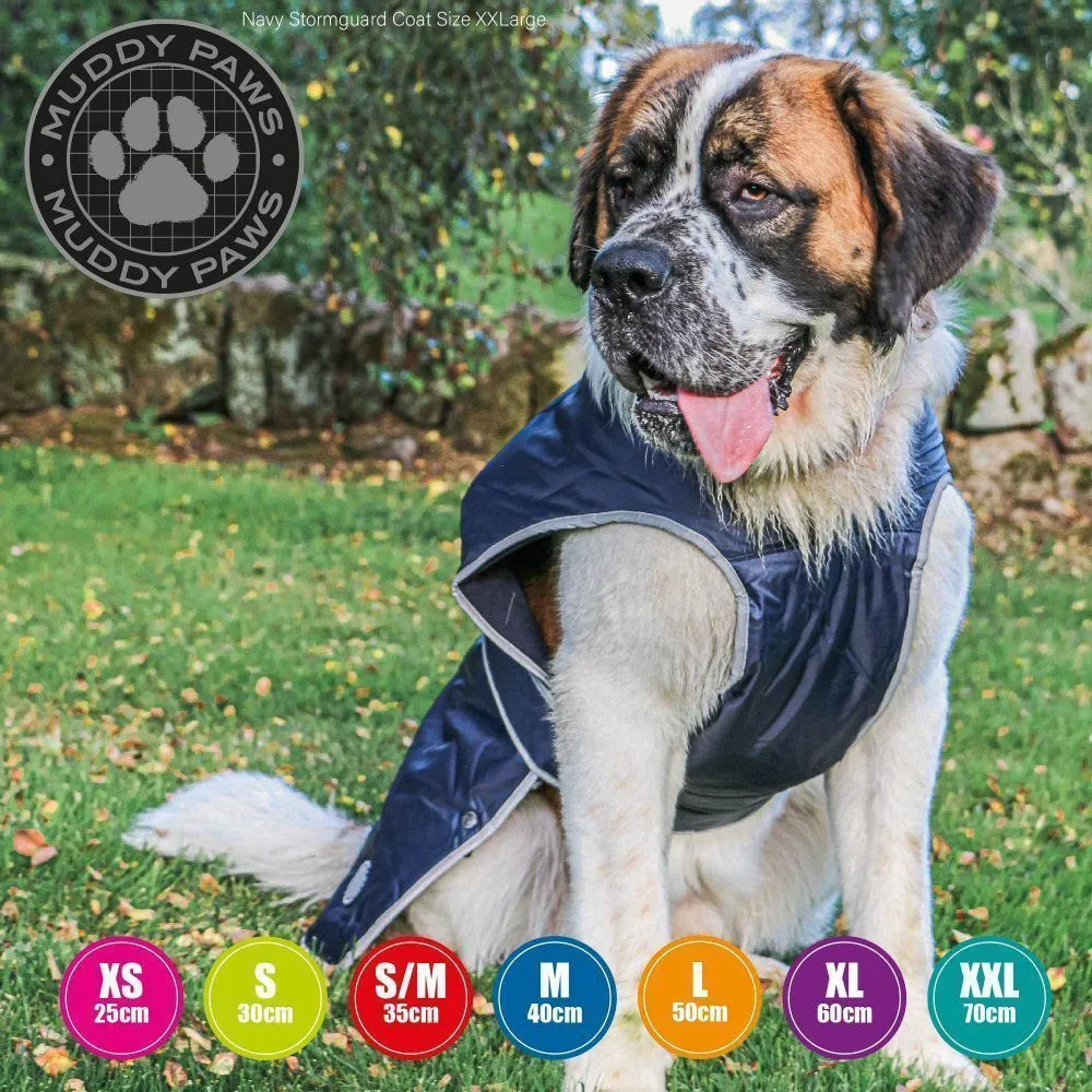 Ancol 40cm Navy Stormguard Dog Coat - Medium