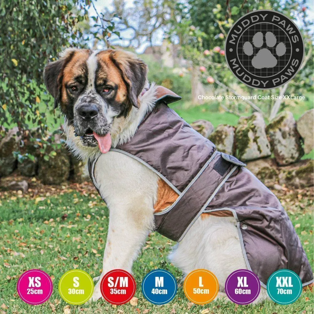 Ancol 60cm Chocolate Stormguard Dog Coat - X-Large