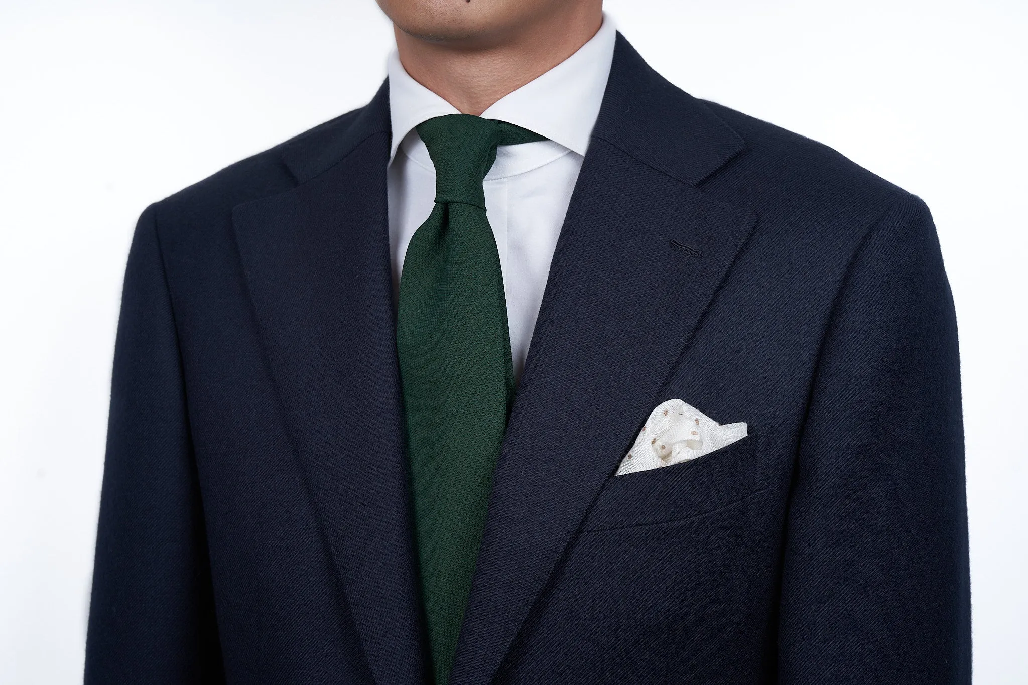 Archives: Zegna Emerald Green Plain Weave