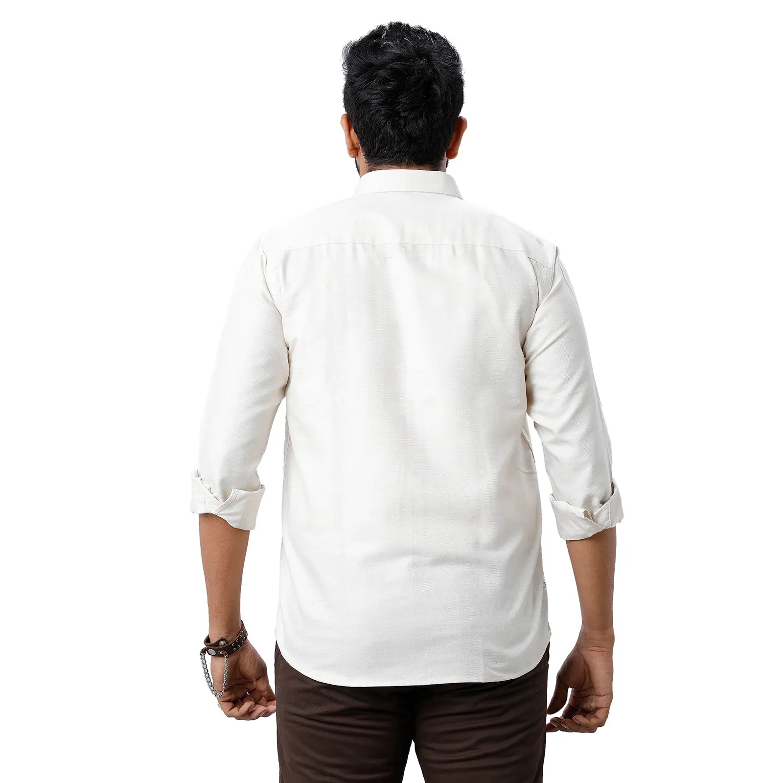 Armani - Light Beige Formal Shirts for Men | Ariser