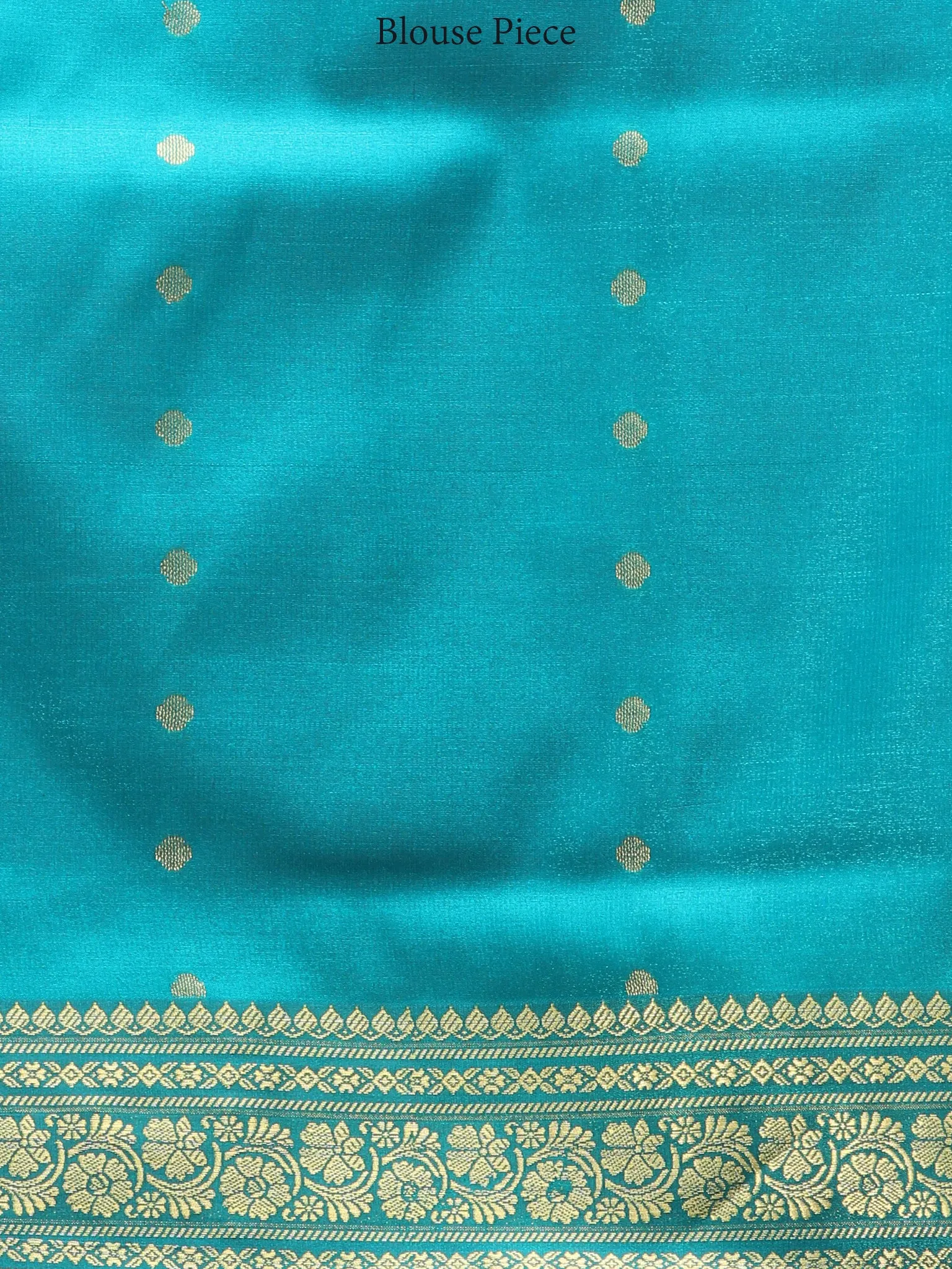 Banarasee Art Silk Self Weave Saree With Zari Work - Wine Green & Gold - S031704342