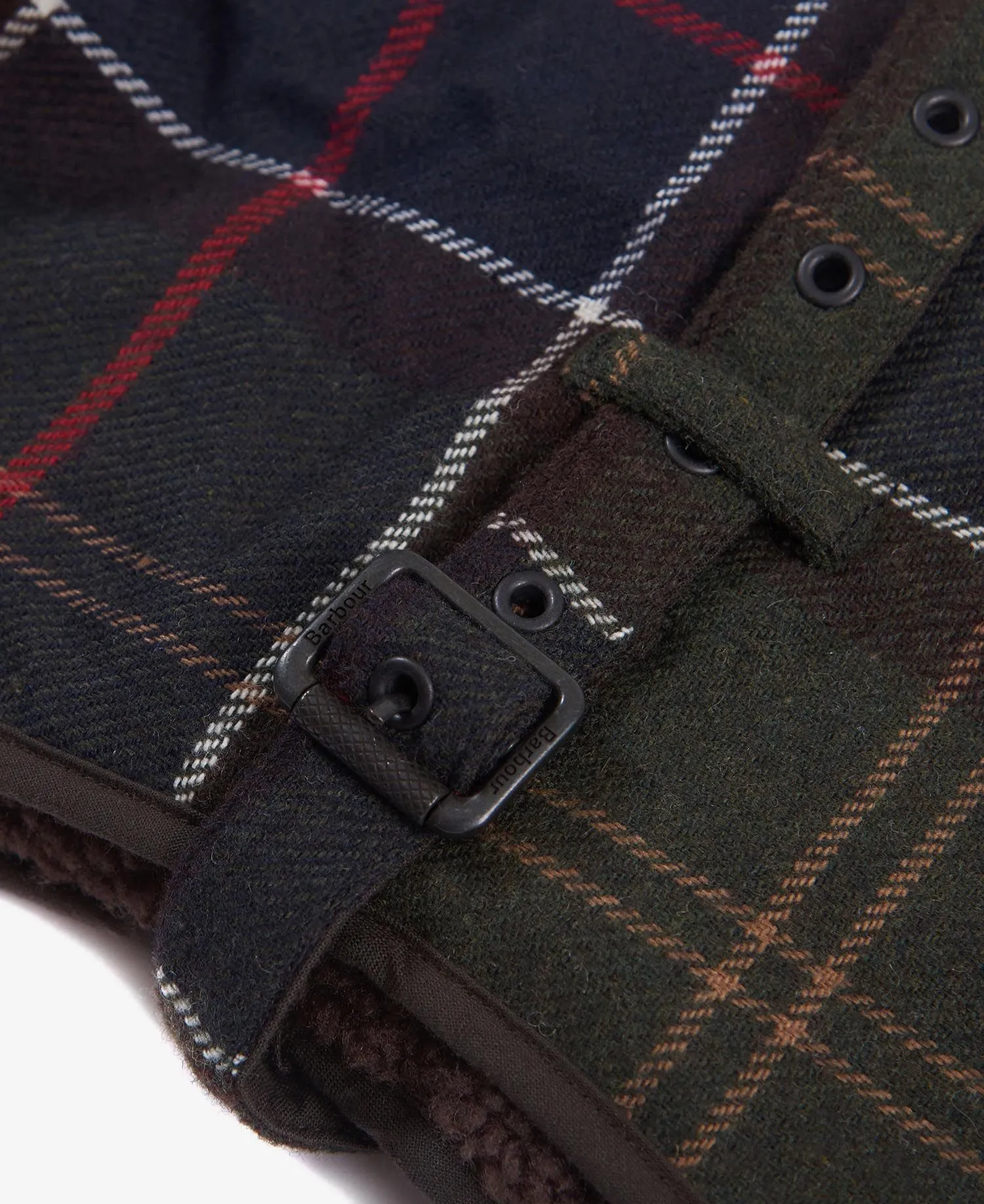 Barbour - Cappotto per cani Wool Touch Classic Tartan