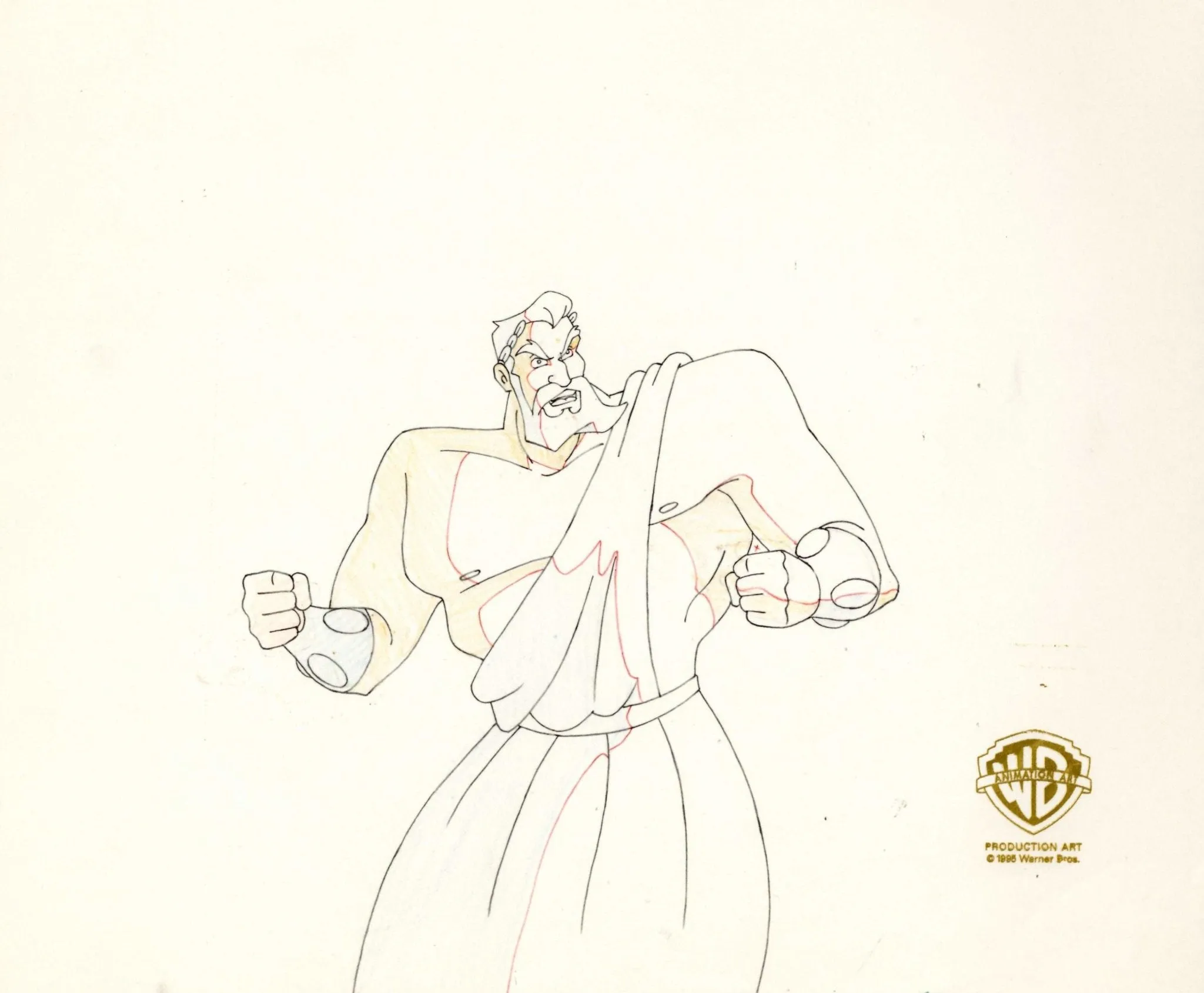 Batman The Animated Series Original Production Drawing: Maxie Zeus