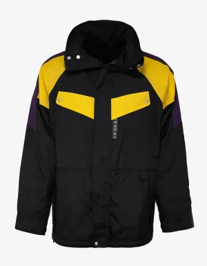 Black Long Sailing Windbreaker