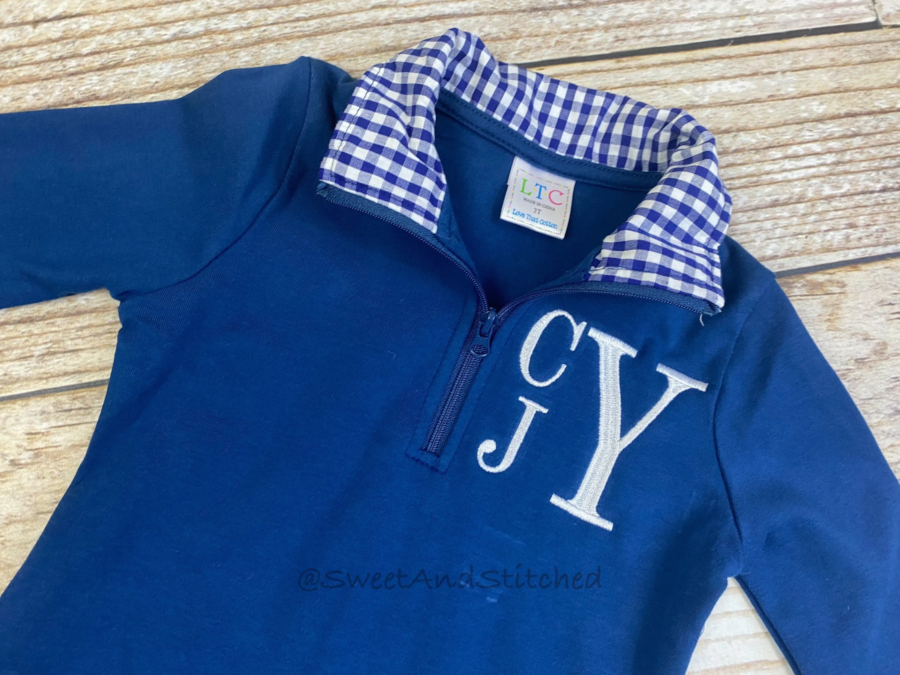 Boys Monogrammed sweatshirt, pullover, or quarter zip jacket, monogrammed toddler jacket, boys fall monogram sweatshirt