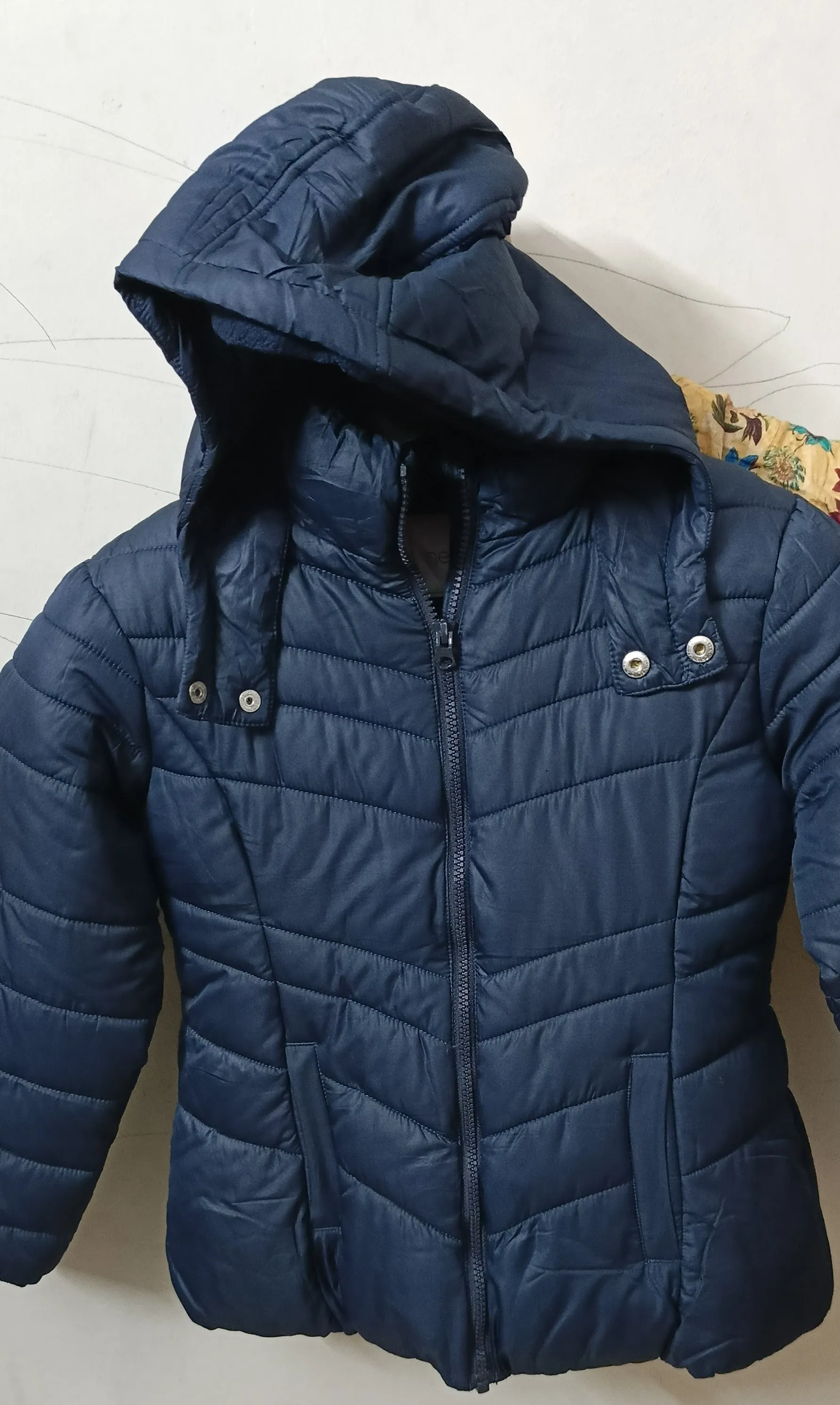 Branded puffer and quilted jacket