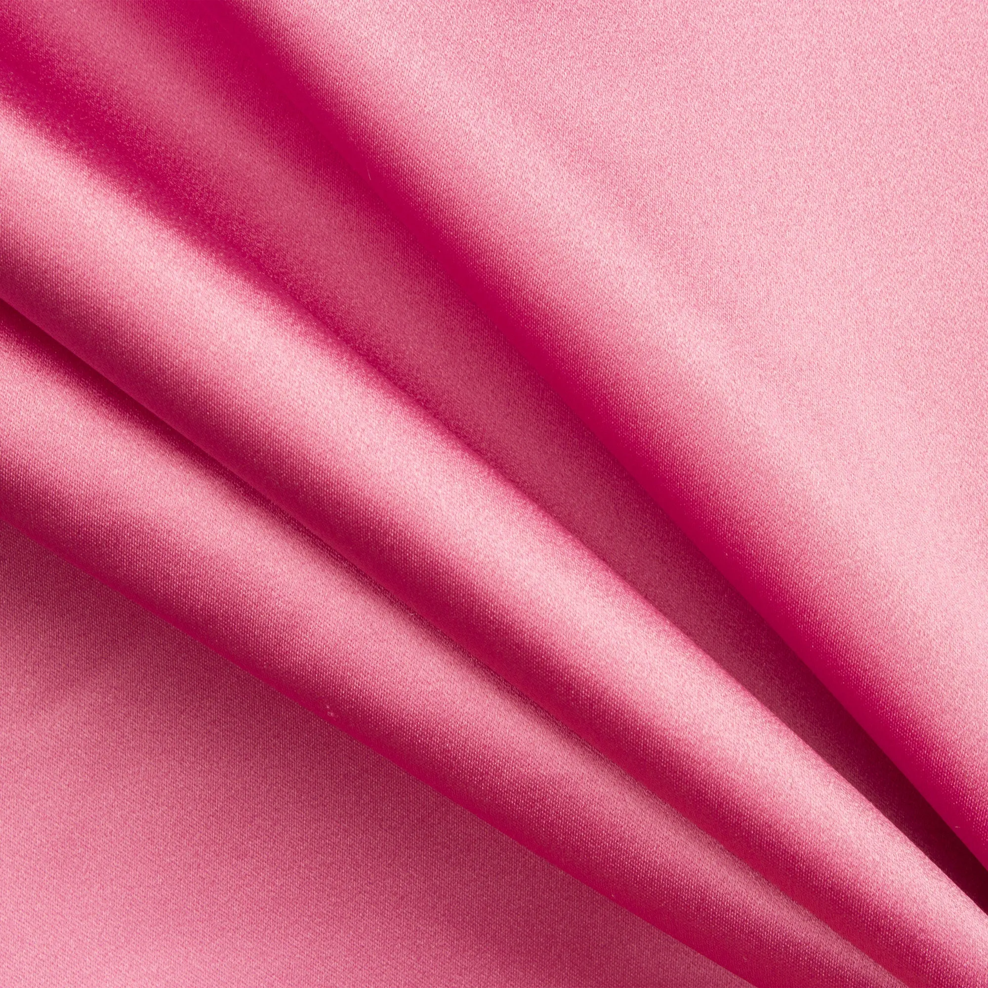 Bubble Gum Pink Silk Duchess Satin