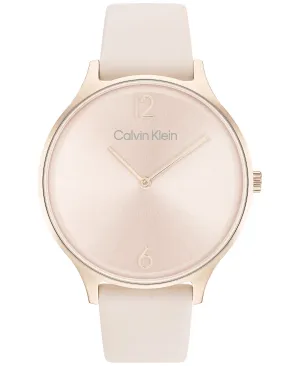 Calvin Klein 38mm Brown Leather Watch