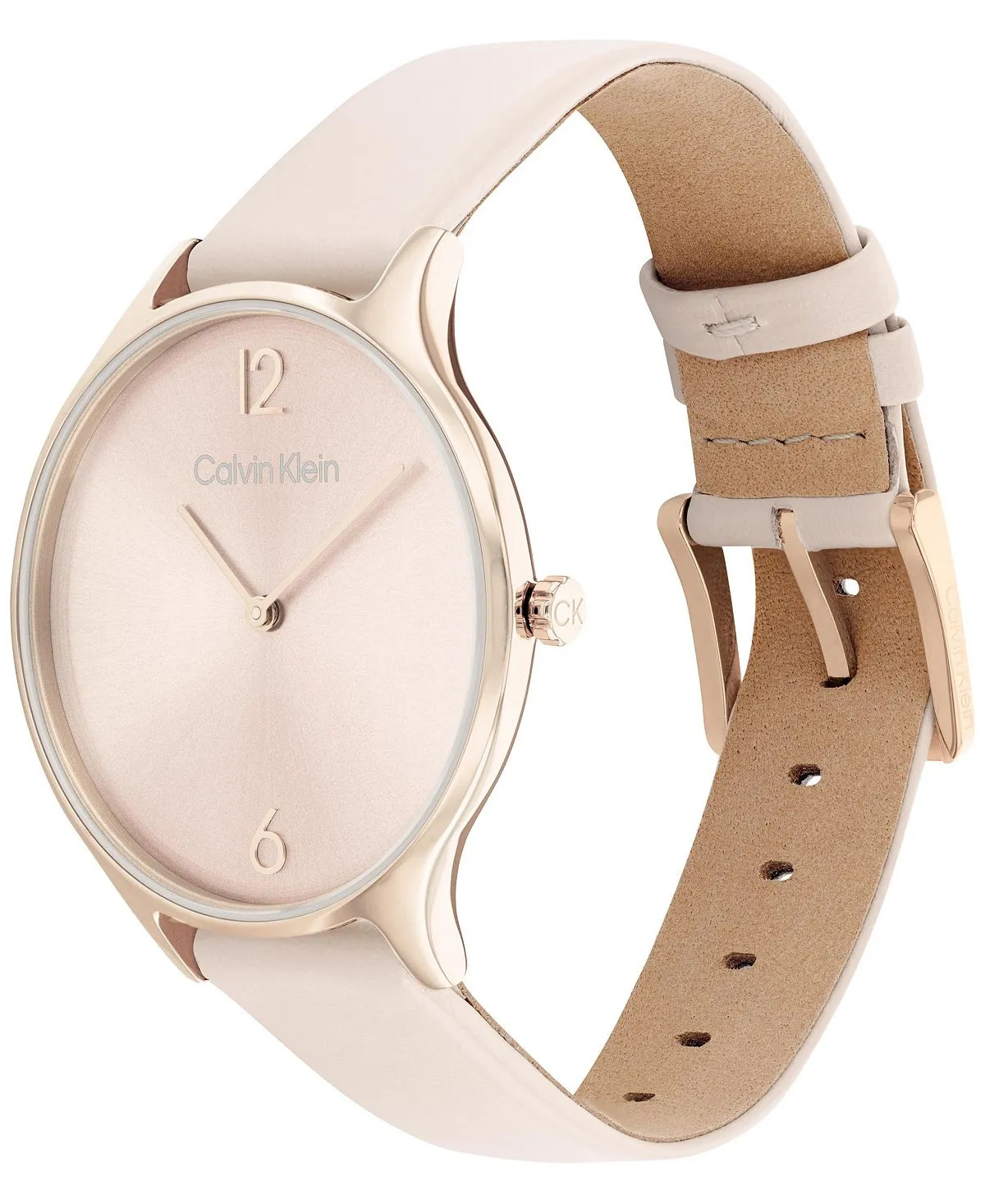 Calvin Klein 38mm Brown Leather Watch