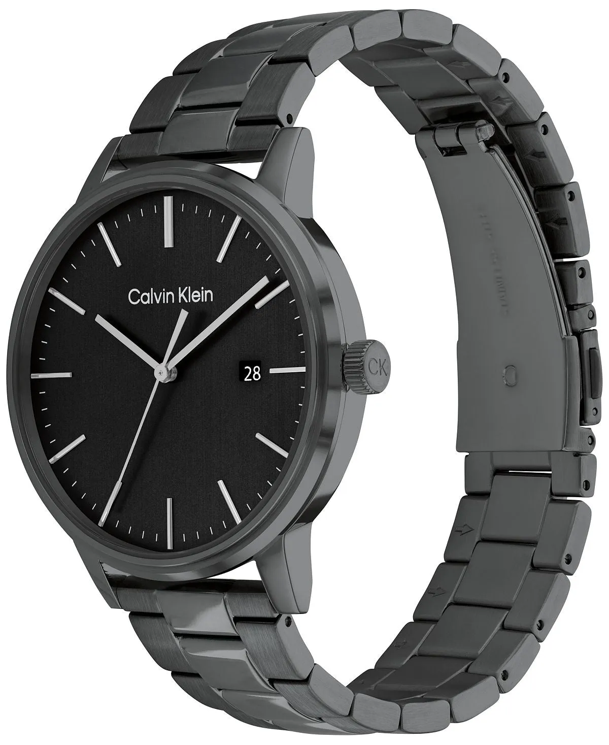 Calvin Klein Black 43mm Stainless Steel Bracelet Watch