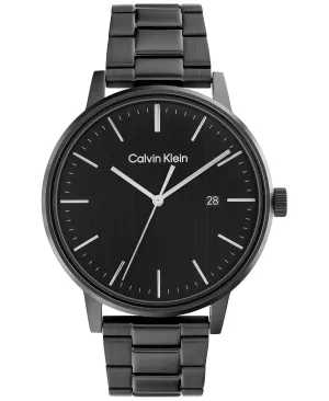 Calvin Klein Black 43mm Stainless Steel Bracelet Watch