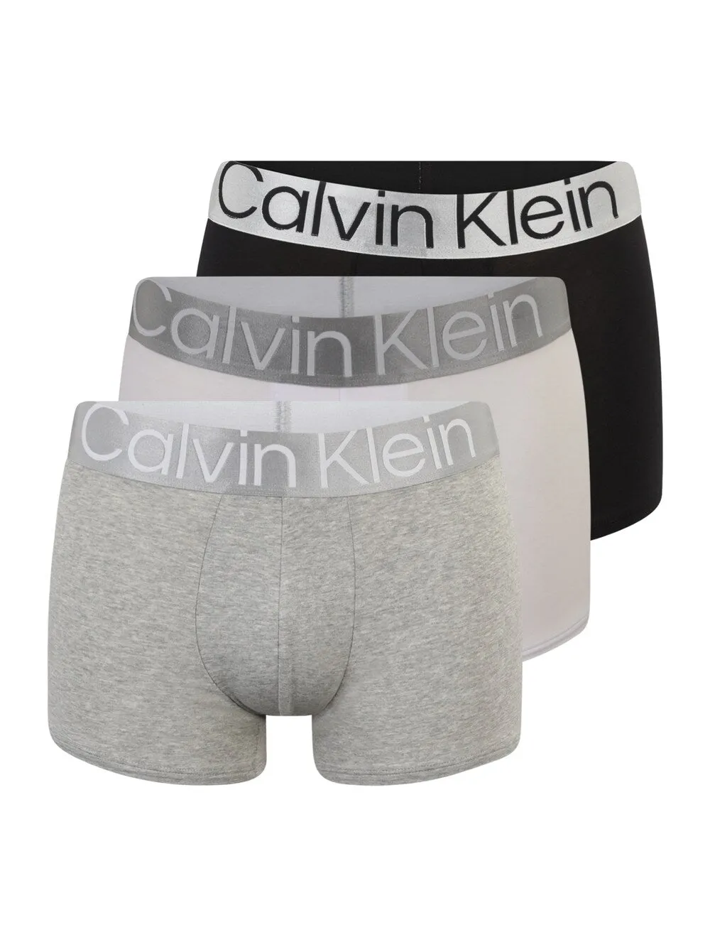 Calvin Klein boxer briefs, silver grey/mottled grey/black