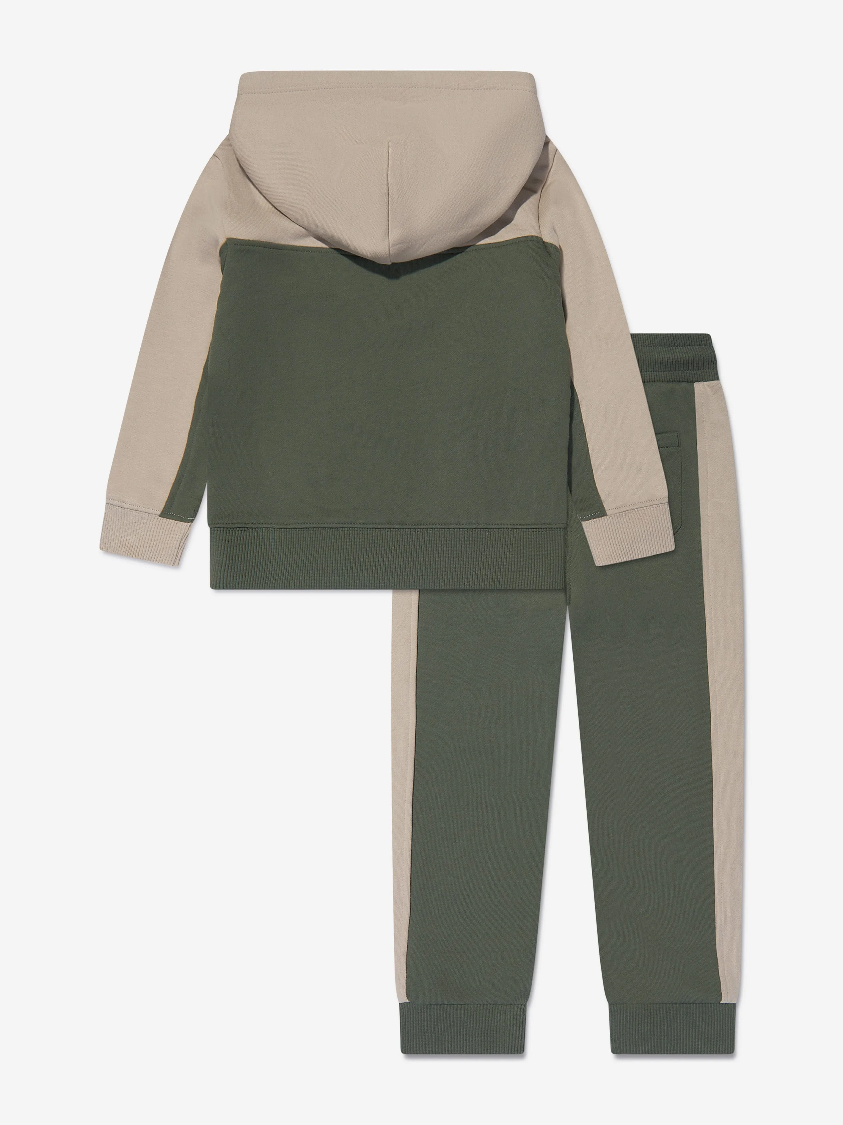 Calvin Klein Boys Colourblock Tracksuit in Green