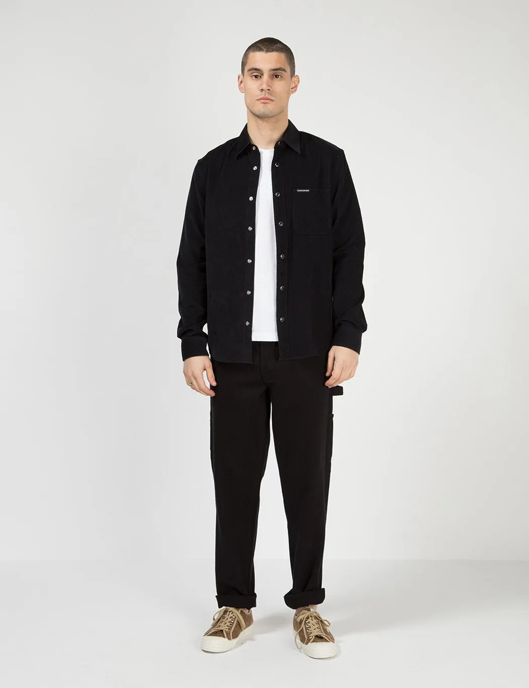 Calvin Klein Corduroy Shirt - Black