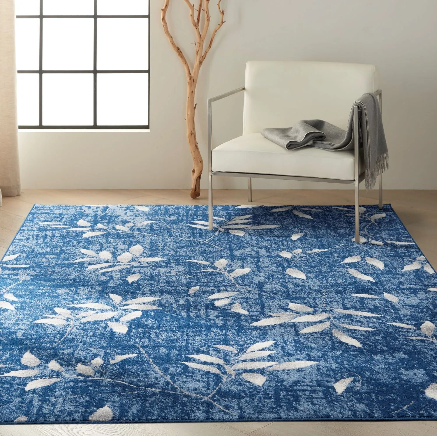 Calvin Klein River Flow Rug 03 Navy Ivory