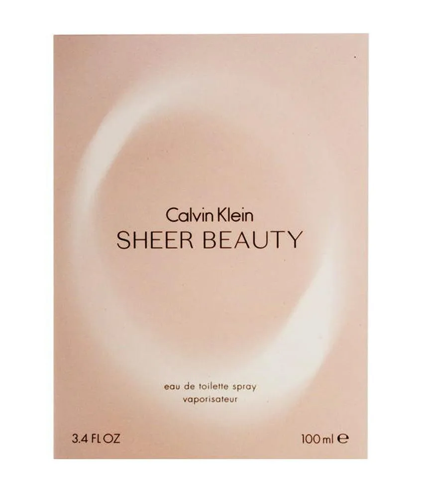 CALVIN KLEIN SHEER BEAUTY EDT 100ML FOR WOMEN