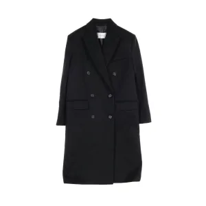 Calvin Klein Wool Cashmere Outerwear Black