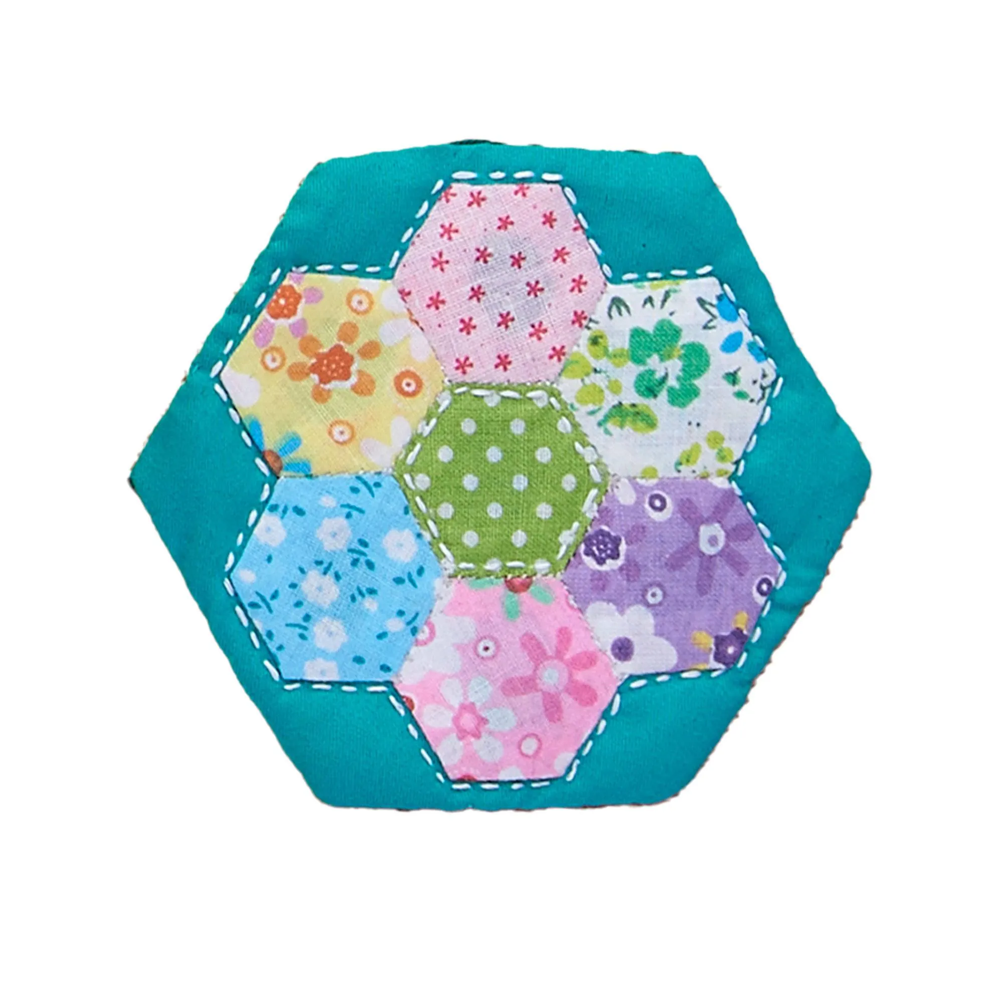 Coats & Clark Sewing Paper Pieced Hexagon Coaster