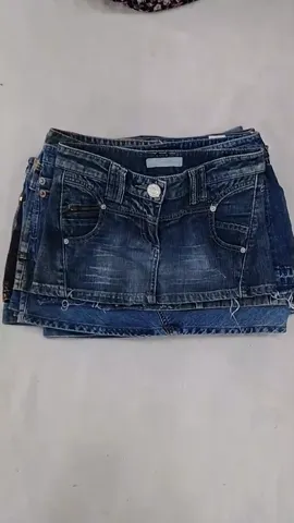 CR2773 Y2K Denim Mini Skirts - 12 Pcs