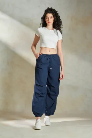 Cristin|Cotton Parachute Pants