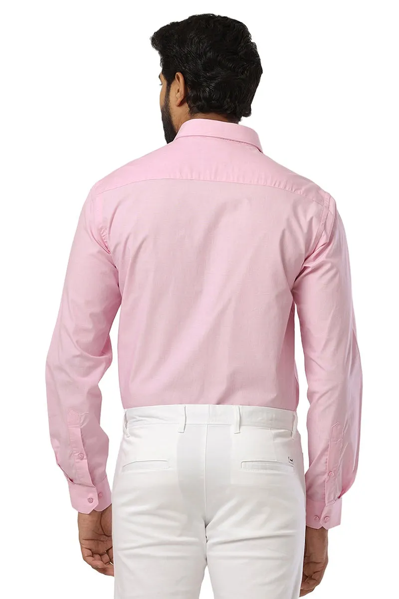 Fila - Soft Pink Formal Shirts For Men | Ariser