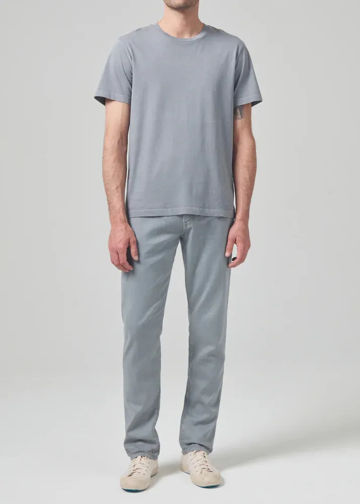 Gage Slim Straight Stretch Linen Pant