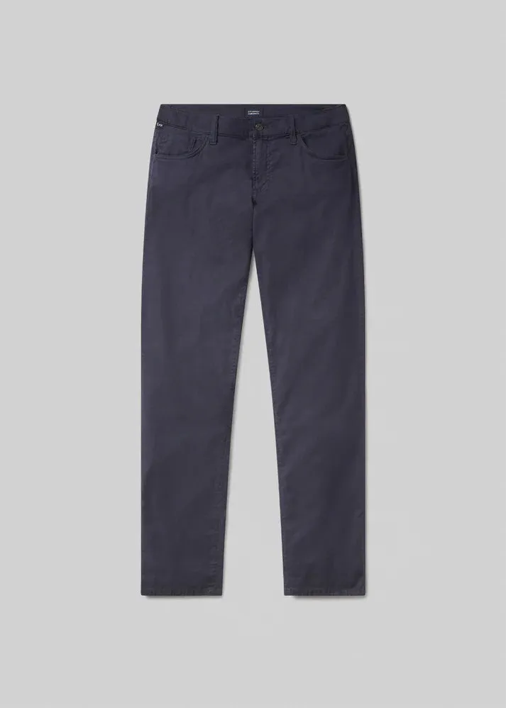 Gage Slim Straight Stretch Linen Pant