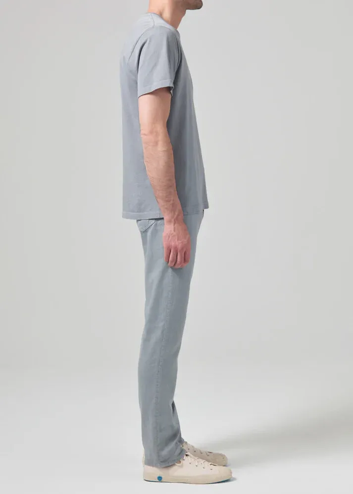 Gage Slim Straight Stretch Linen Pant