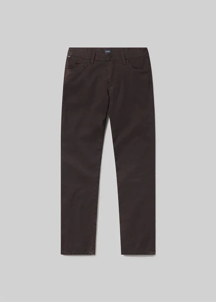 Gage Slim Straight Stretch Linen Pant