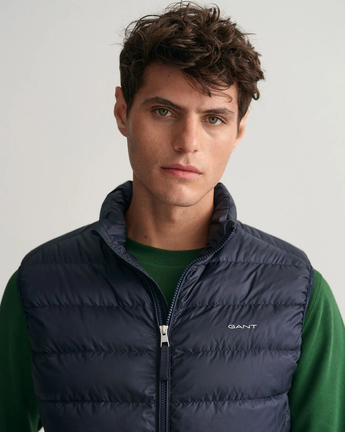 GANT - Light Down Gilet, Evening Blue