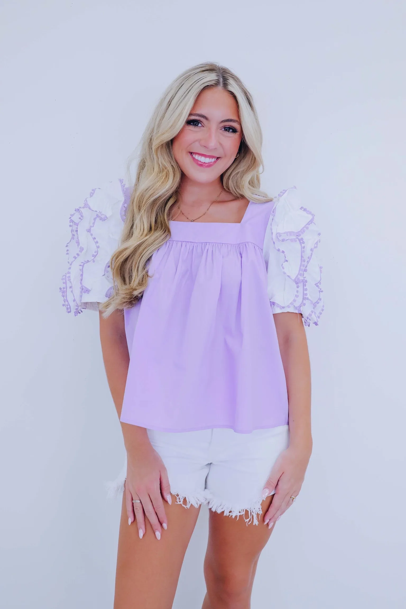 Girly Pop Ruffle Baby Doll Top - 3 Colors