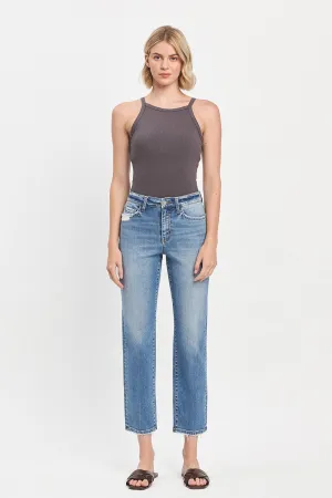 Hi Rise Tapered Jeans - Bardot