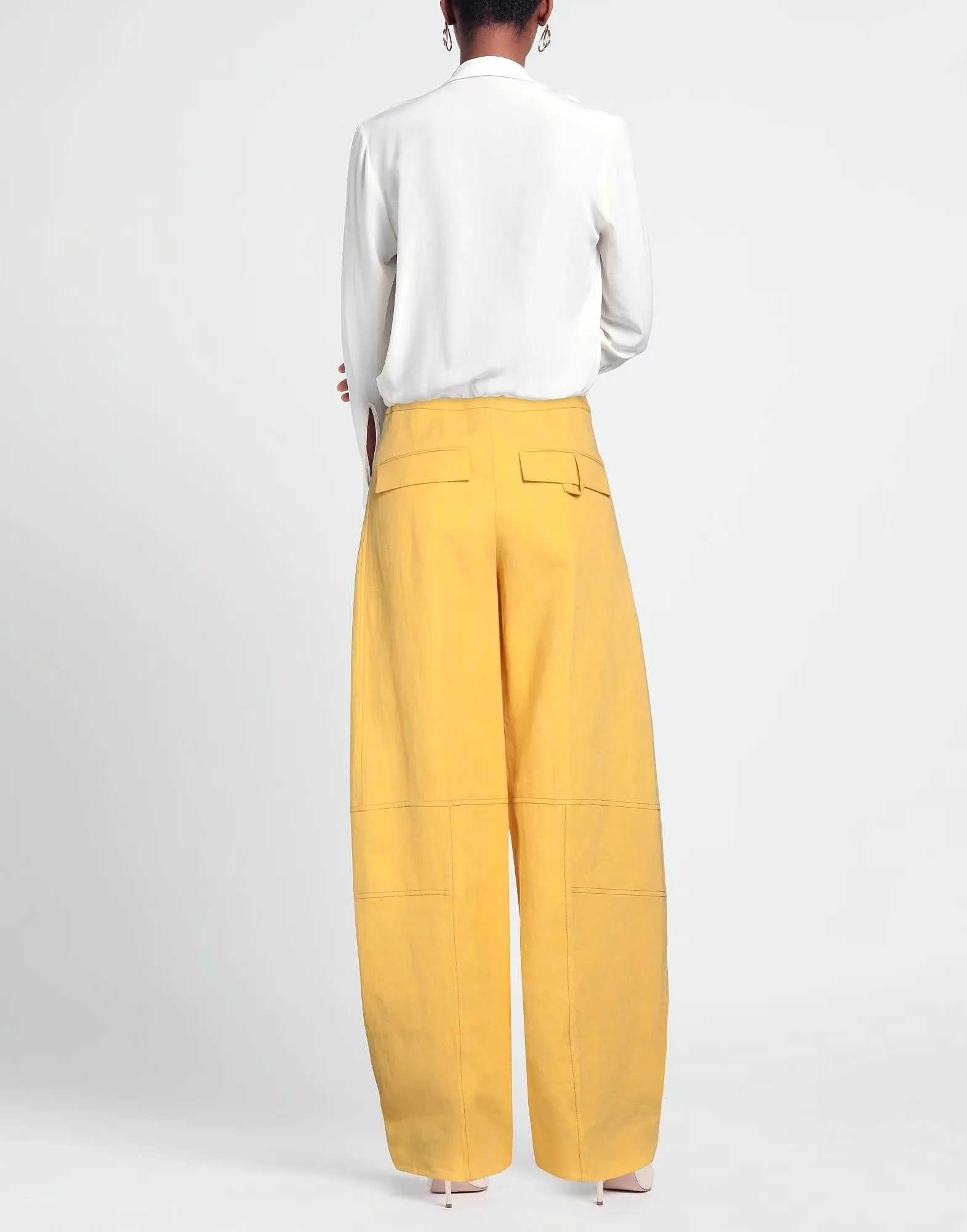 Jacquemus Casual trousers, yellow