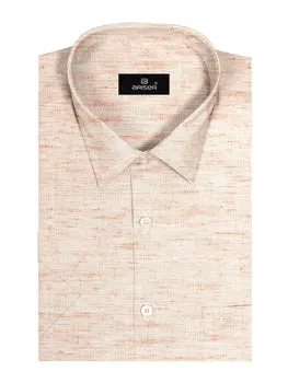 Kashmir - Light Orange Formal Shirts for Men | Ariser