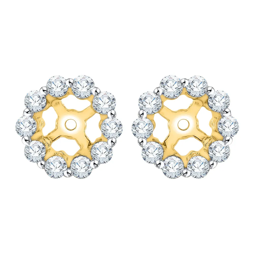 KATARINA Diamond Earring Jackets (3/8 cttw)