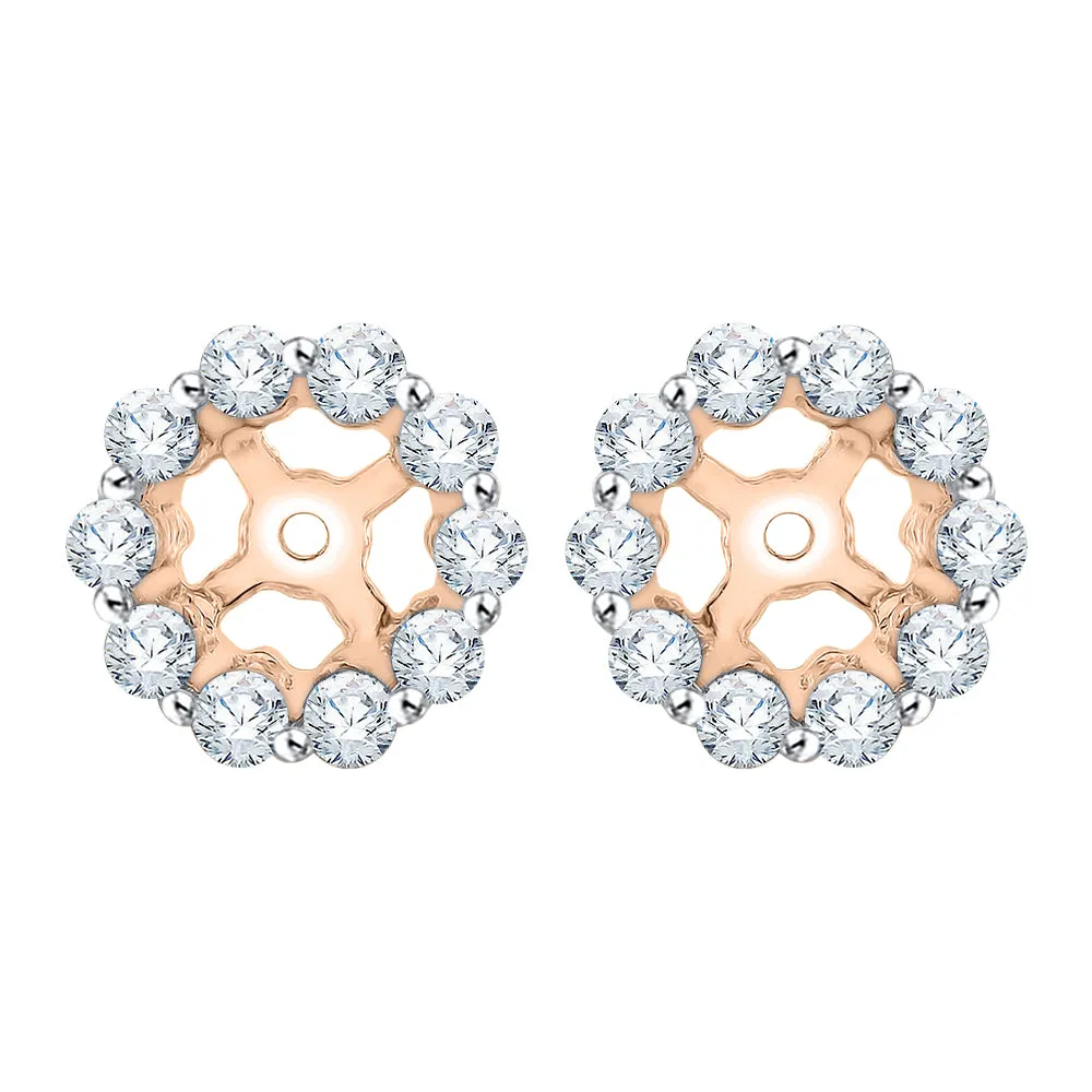 KATARINA Diamond Earring Jackets (3/8 cttw)