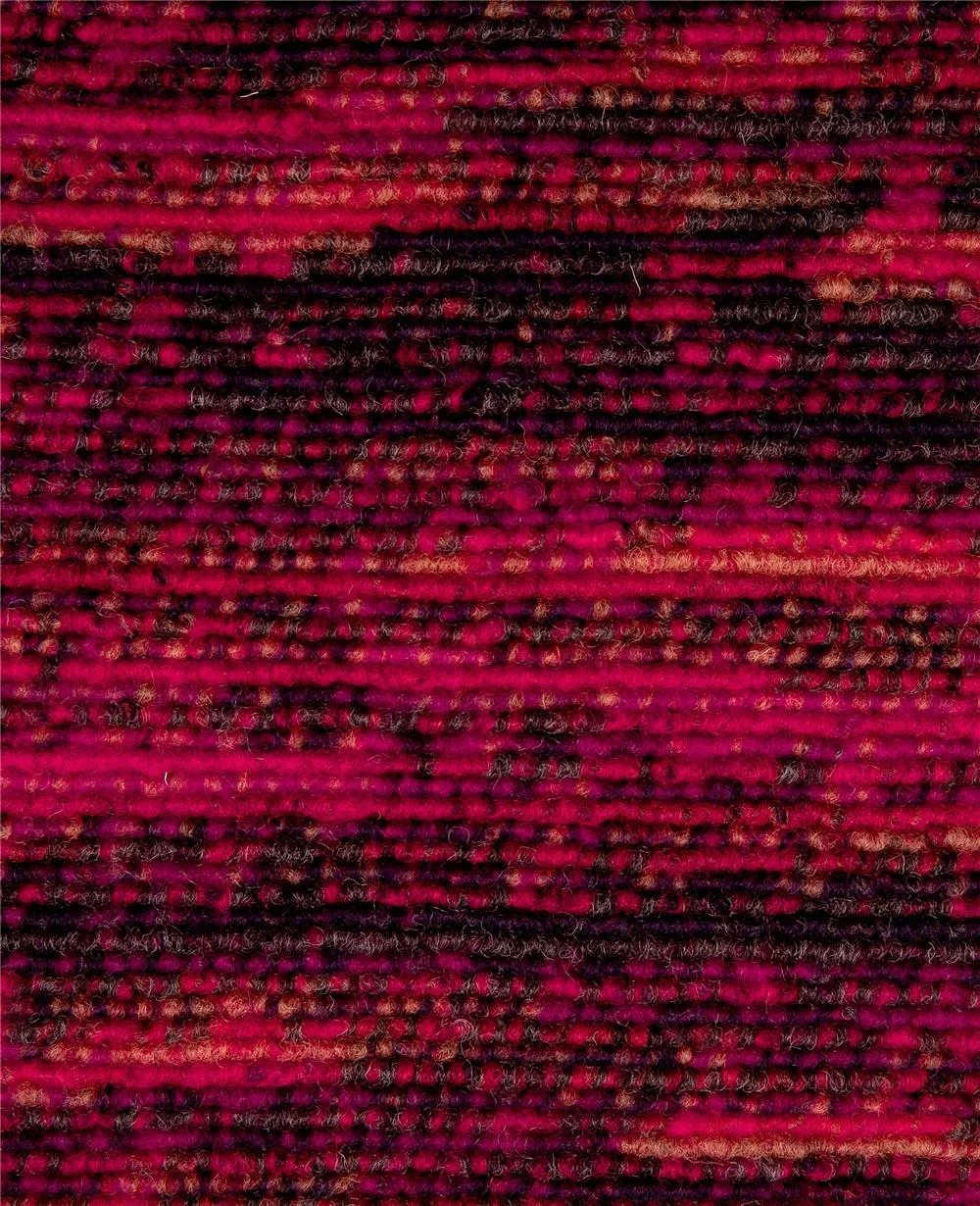 LANADA ORGANIC RED discontinued ~ Knitted and fluffed Wool fabric