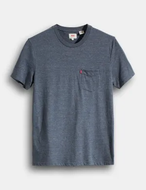 Levis Sunset Pocket T-shirt - Blue Heather