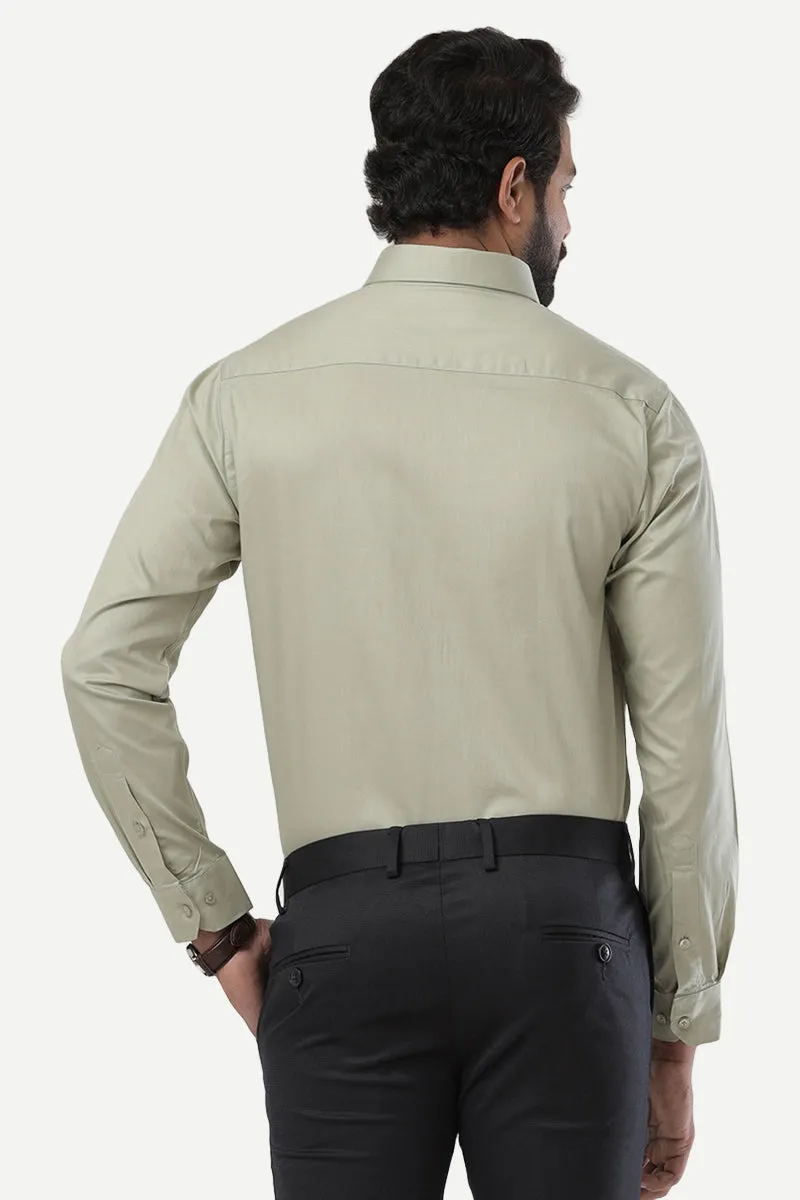 Monti - French Green Formal Shirts for Men | Ariser