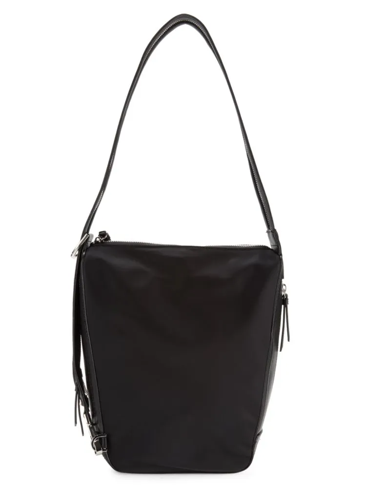 Moss Calvin Klein Solid Shoulder Bag, Black