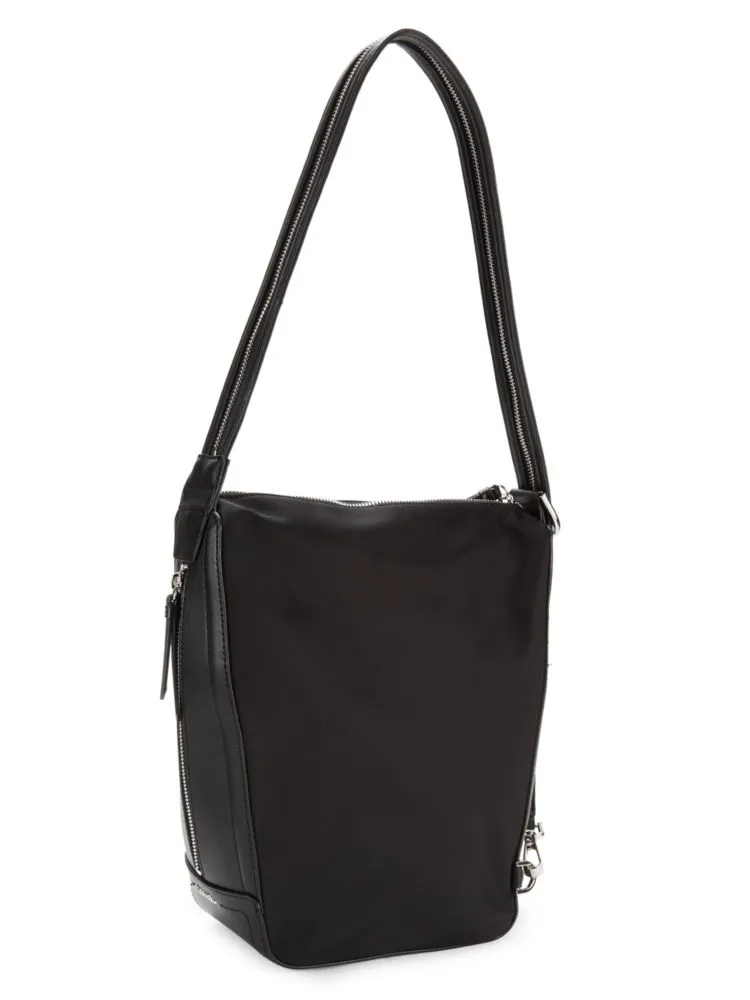 Moss Calvin Klein Solid Shoulder Bag, Black