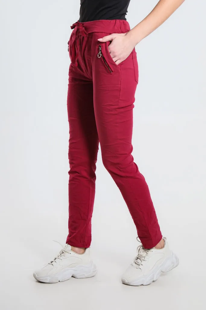 Riley Zipper Pocket Pant (PL151)