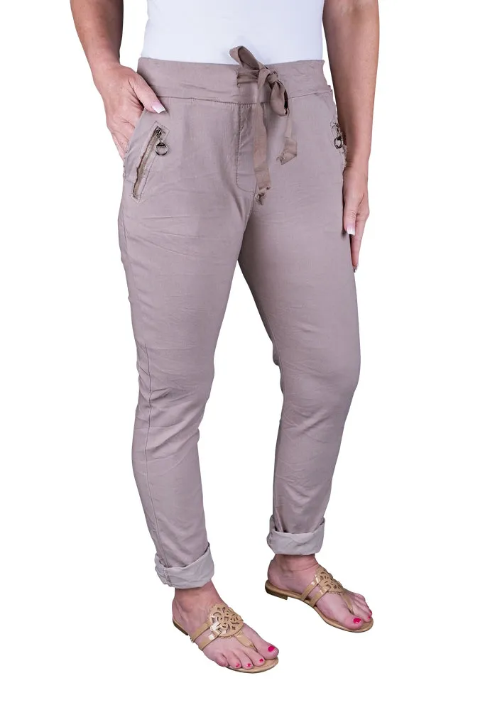 Riley Zipper Pocket Pant (PL151)