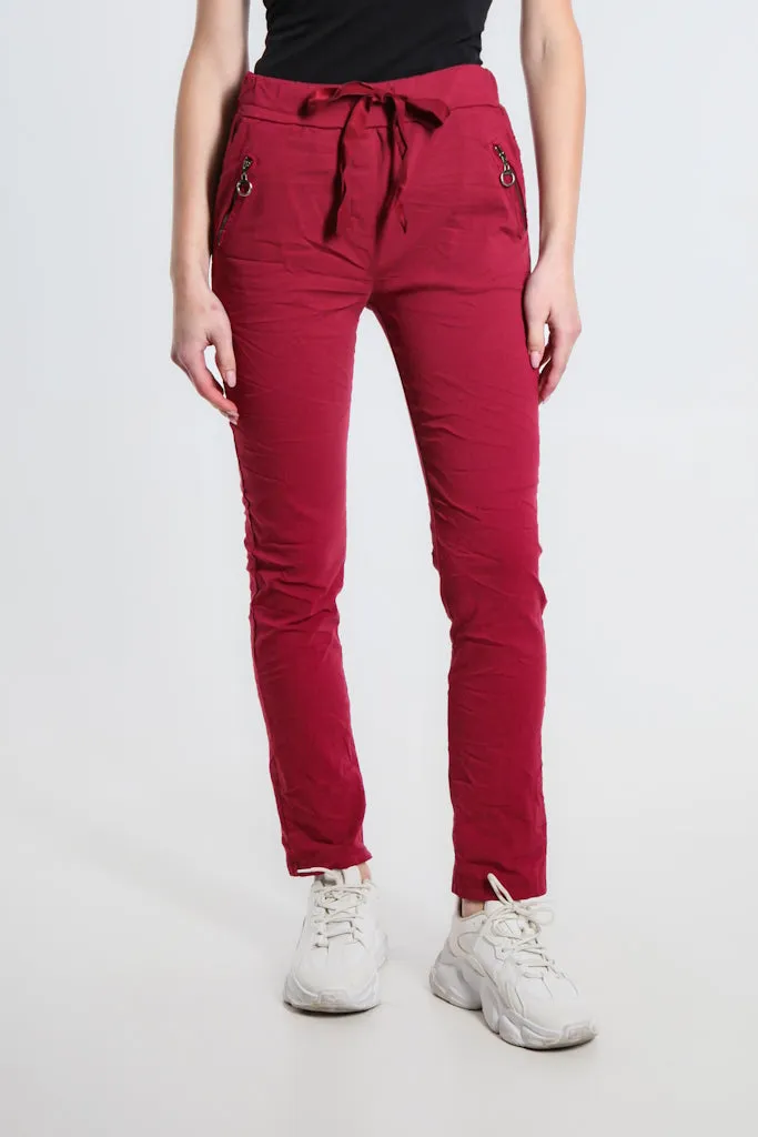 Riley Zipper Pocket Pant (PL151)