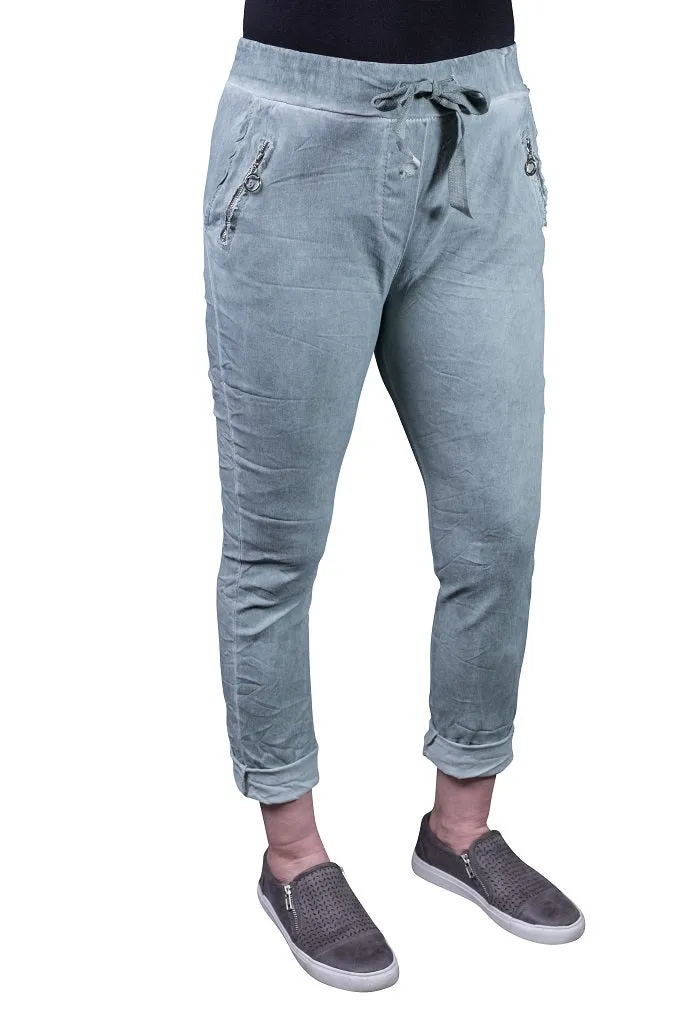 Riley Zipper Pocket Pant (PL151)