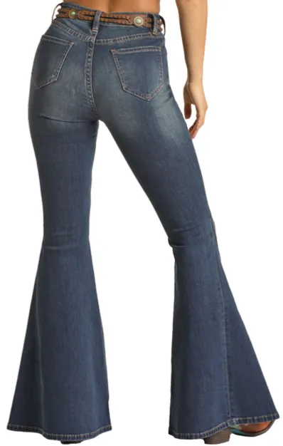 RRWD7HR0SR - Rock&Roll Denim Women's Bell Bottom