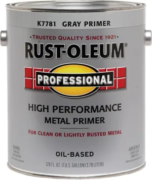 Rust-Oleum K7781402 Primer, Flat, Gray Primer, 1 gal :GAL: QUANTITY: 2